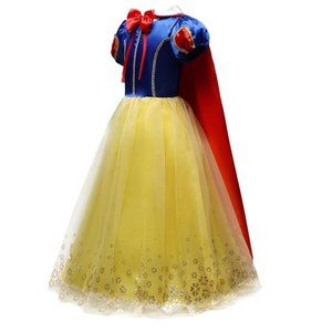 Snow White Dress for Little Girls - Elegant Birthday Party Dress